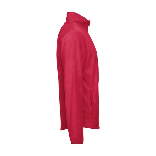 red THC HELSINKI. Chaqueta polar para hombre, con cremallera