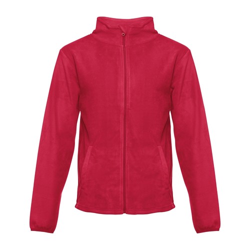 red THC HELSINKI. Chaqueta polar para hombre, con cremallera
