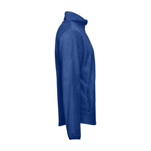 azulón THC HELSINKI. Chaqueta polar para hombre, con cremallera
