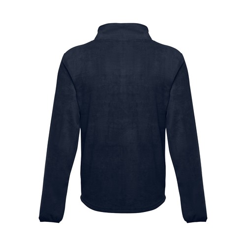 azul marino THC HELSINKI. Chaqueta polar para hombre, con cremallera