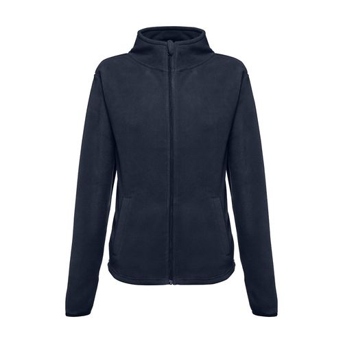 azul marino THC HELSINKI WOMEN. Chaqueta polar para mujer, con cremallera