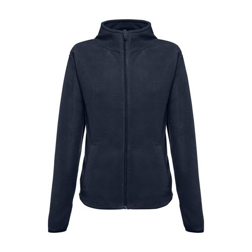 azul marino THC HELSINKI WOMEN. Chaqueta polar para mujer, con cremallera