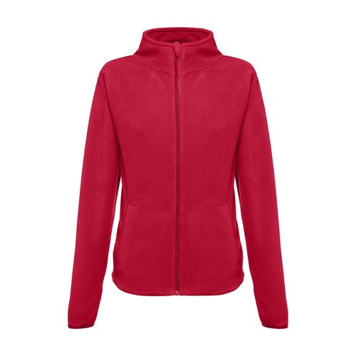 red THC HELSINKI WOMEN. Chaqueta polar para mujer, con cremallera