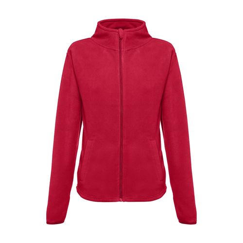 red THC HELSINKI WOMEN. Chaqueta polar para mujer, con cremallera