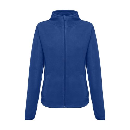 azulón THC HELSINKI WOMEN. Chaqueta polar para mujer, con cremallera