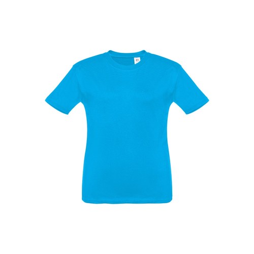 azul aqua THC QUITO. Camiseta de niños unisex