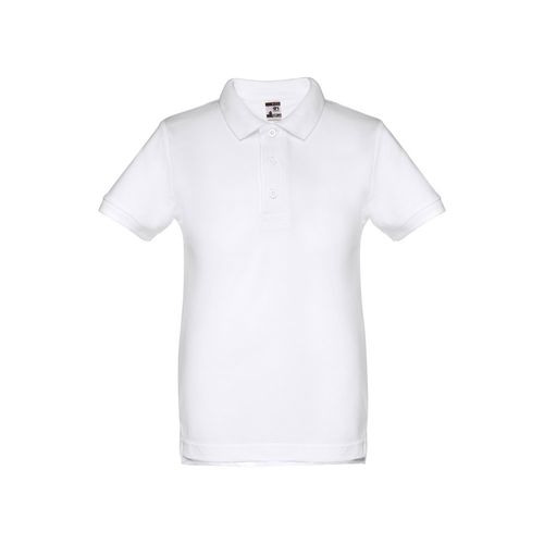 white THC ADAM KIDS. Polo de niños unisex