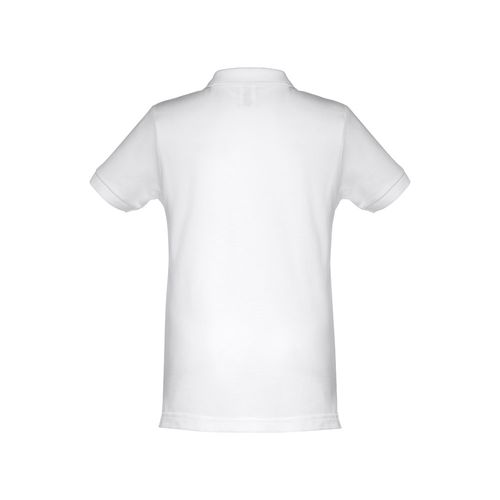 white THC ADAM KIDS. Polo de niños unisex