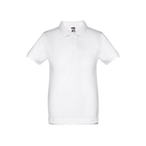white THC ADAM KIDS. Polo de niños unisex