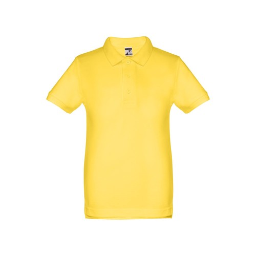 yellow THC ADAM KIDS. Polo de niños unisex