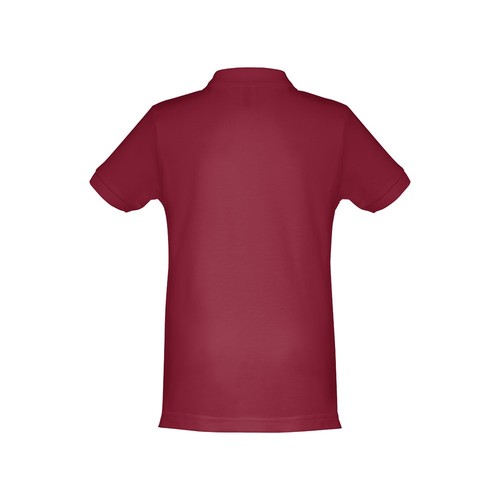 burdeos THC ADAM KIDS. Polo de niños unisex
