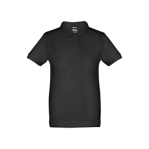 black THC ADAM KIDS. Polo de niños unisex