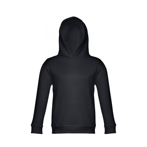black THC PHOENIX KIDS. Sudadera unisex para niños, con capucha