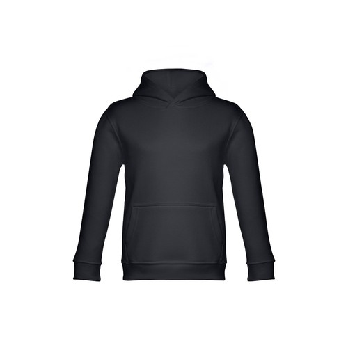 black THC PHOENIX KIDS. Sudadera unisex para niños, con capucha