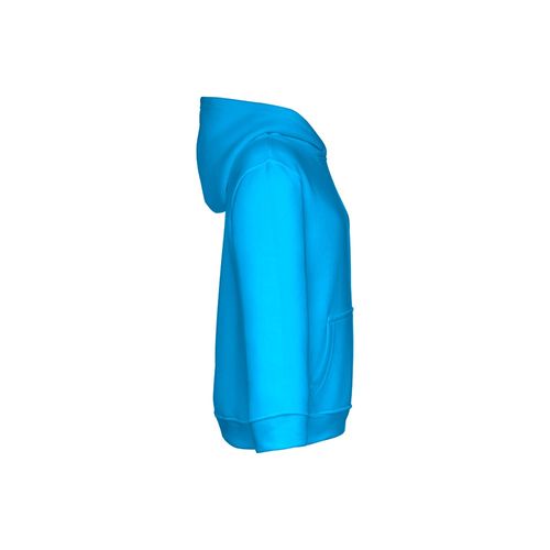 azul aqua THC PHOENIX KIDS. Sudadera unisex para niños, con capucha