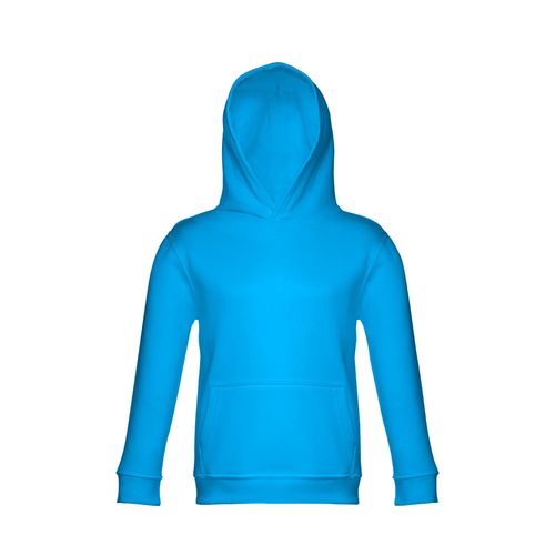 azul aqua THC PHOENIX KIDS. Sudadera unisex para niños, con capucha