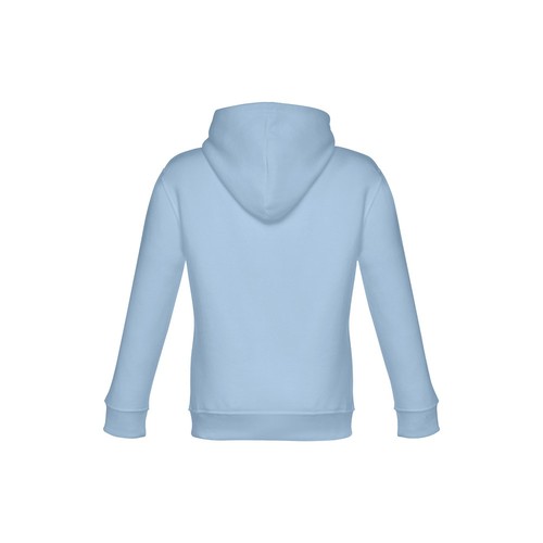 azul / blanco pastel THC PHOENIX KIDS. Sudadera unisex para niños, con capucha