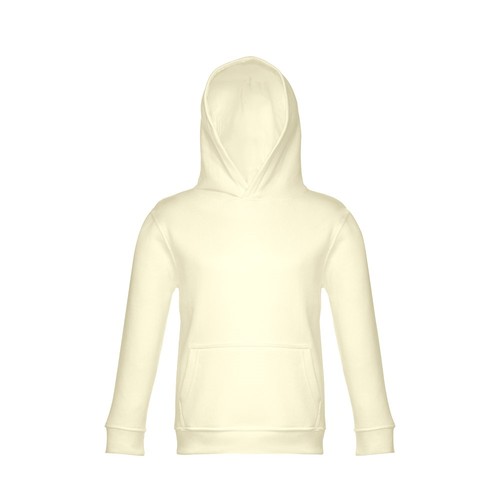 amarillo pastel THC PHOENIX KIDS. Sudadera unisex para niños, con capucha