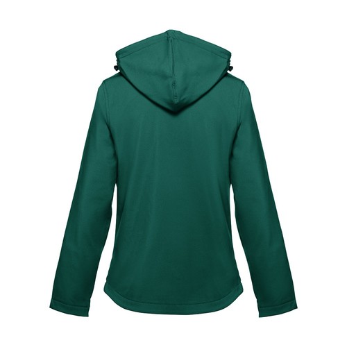 THC ZAGREB WOMEN. Chaqueta softshell para mujer, con capucha removible
