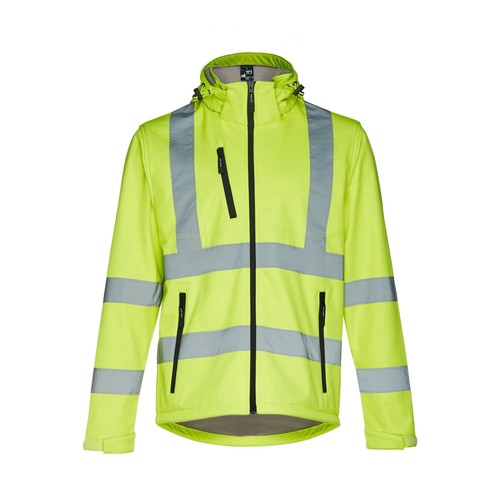 amarillo fluo THC ZAGREB WORK. Chaqueta unisex