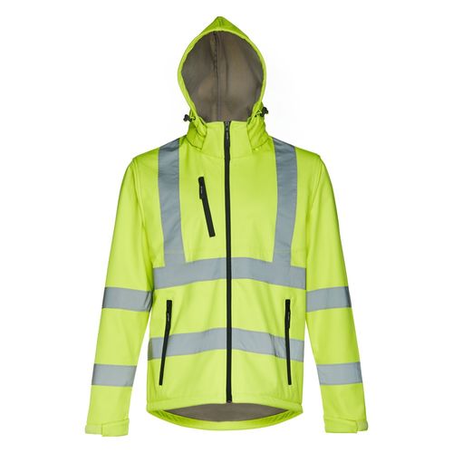 amarillo fluo THC ZAGREB WORK. Chaqueta unisex