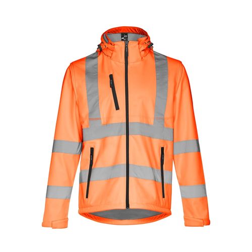 THC ZAGREB WORK. Veste softshell haute visibilité (unisexe)