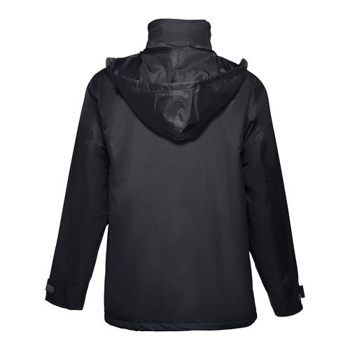 black THC LIUBLIANA. Parka unisex acolchada