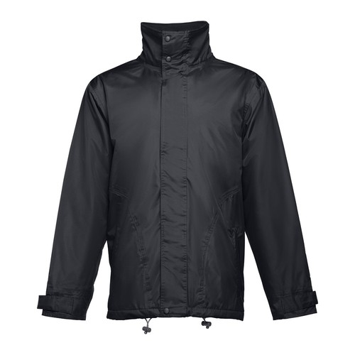 black THC LIUBLIANA. Parka unisex acolchada