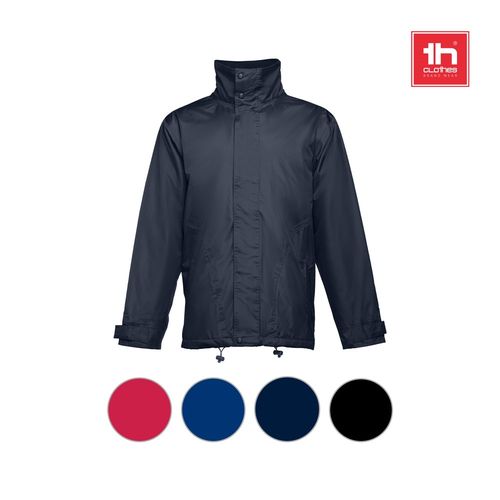 black THC LIUBLIANA. Parka unisex acolchada