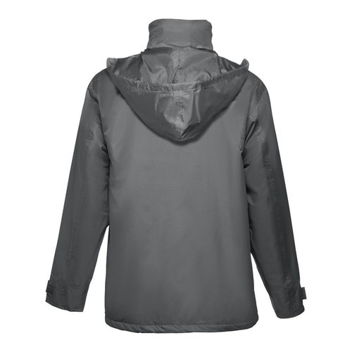 gray THC LIUBLIANA. Parka unisex acolchada
