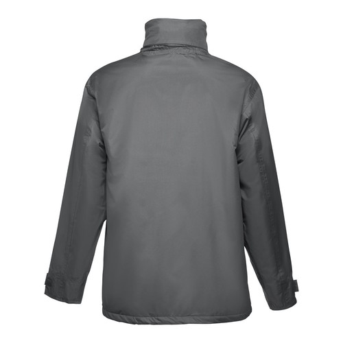 gray THC LIUBLIANA. Parka unisex acolchada