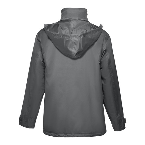 gray THC LIUBLIANA. Parka unisex acolchada