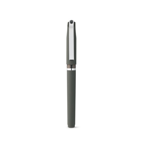 gray BOLT. Bolígrafo ABS con clip de metal