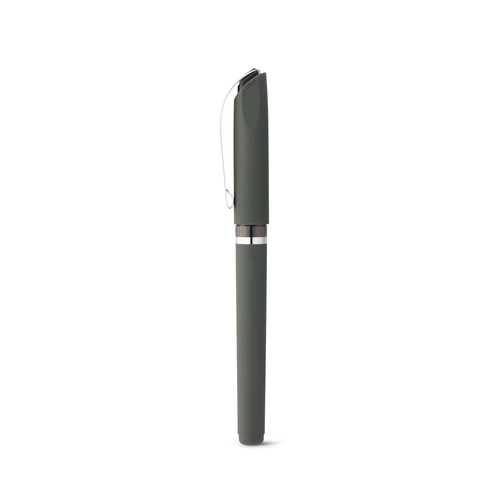 gray BOLT. Bolígrafo ABS con clip de metal