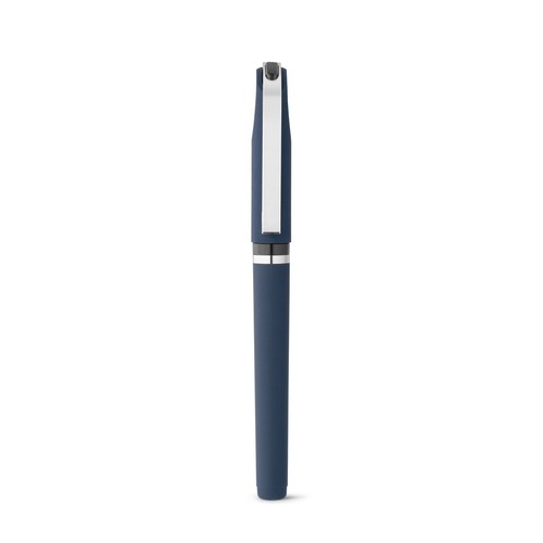 azul marino BOLT. Bolígrafo ABS con clip de metal