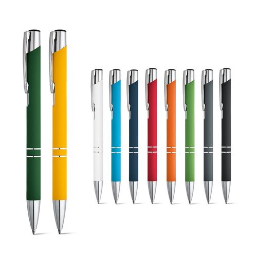 BETA SOFT. Stylo en aluminium avec finition en caoutchouc - 1