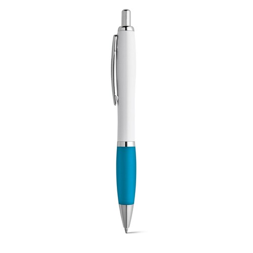 azul claro MOVE BK. Bolígrafo fabricado en ABS con clip