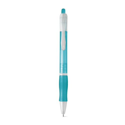 azul claro SLIM. Bolígrafo fabricado en ABS antideslizante