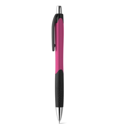 pink CARIBE. Bolígrafo ABS con clip