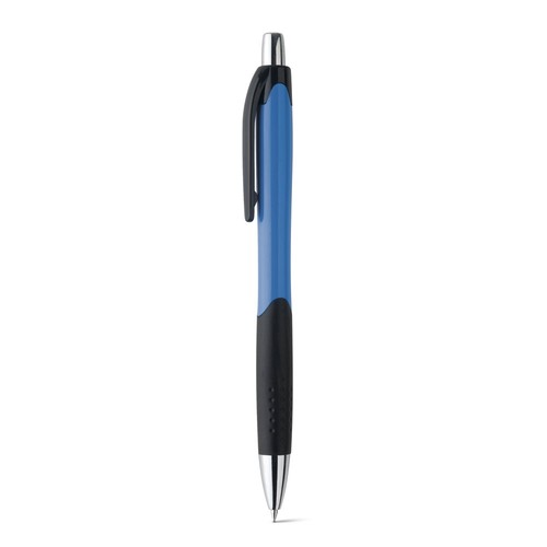 blue CARIBE. Bolígrafo ABS con clip