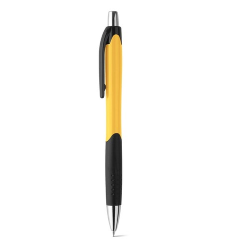 yellow CARIBE. Bolígrafo ABS con clip