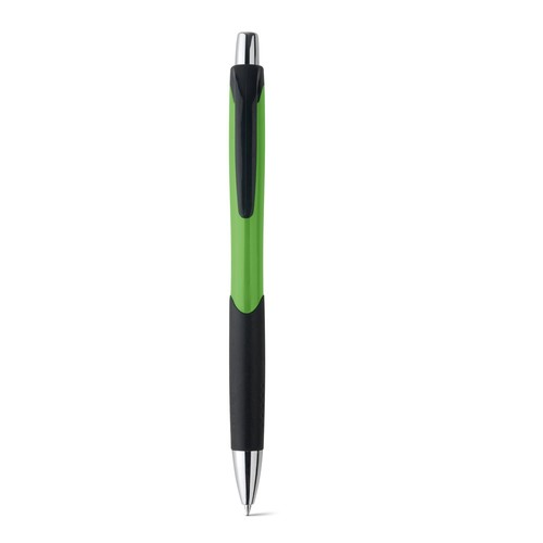 verde claro CARIBE. Bolígrafo ABS con clip