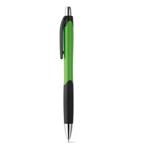 verde claro CARIBE. Bolígrafo ABS con clip