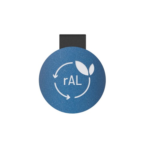 CONVEX. Stylo en aluminium recyclé (100% rAL) et ABS recyclé (100% rABS) avec clip - 3