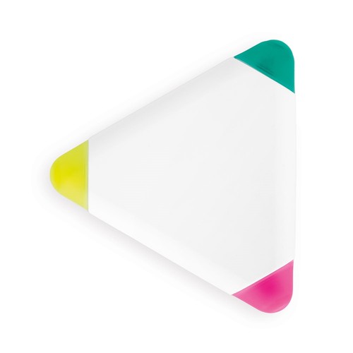 TRIAN. Surligneur en PP en forme de triangle avec 3 couleurs - 3