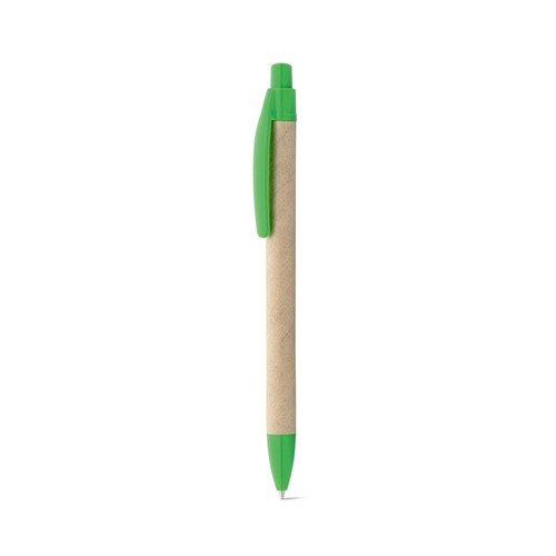 REMI. Stylo à bille fabriqué à partir de papier 100 % recyclé, avec clip - 4