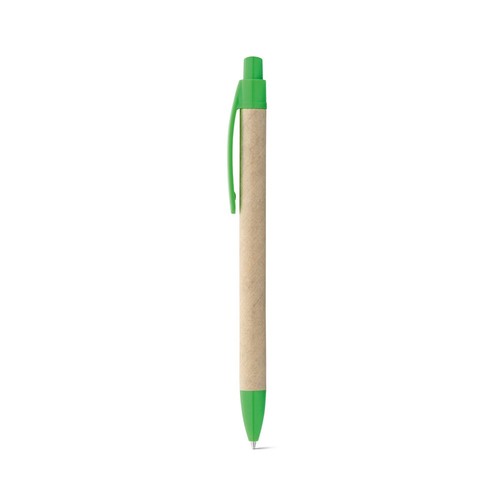 REMI. Stylo à bille fabriqué à partir de papier 100 % recyclé, avec clip - 2