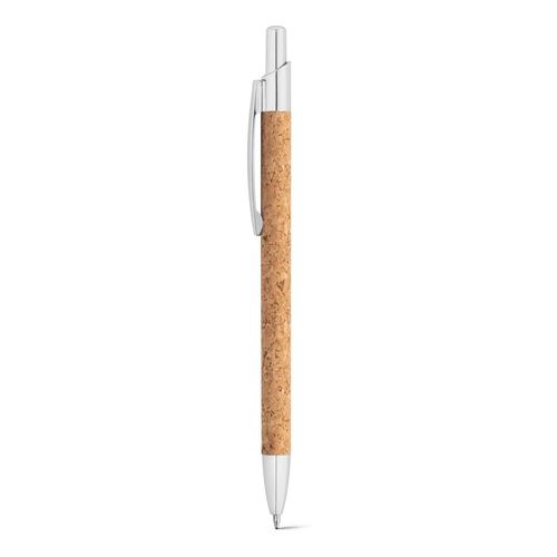 NATURA. Stylo en liège et aluminium recyclé (100 % rAL) avec clip - 2