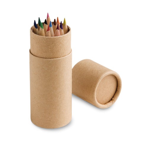 CYLINDER. Boîte avec 12 crayons de couleur - 2