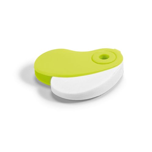 verde claro SIZA. Goma de borrar TPR blanca con protector de PP